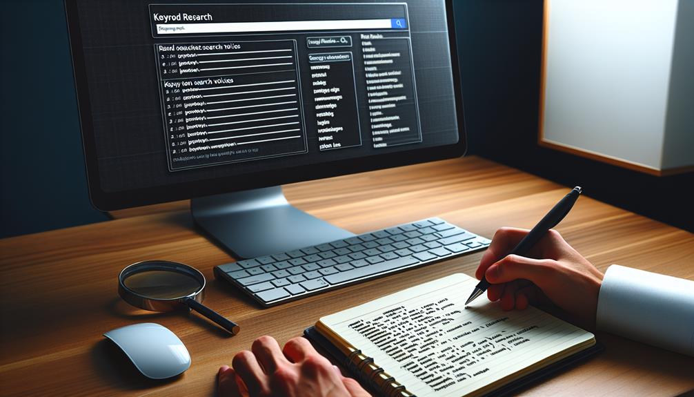 optimizing seo with keywords